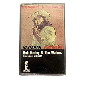Bob Marley & The Wailers Rastaman Vibration Cassette Tape Vintage